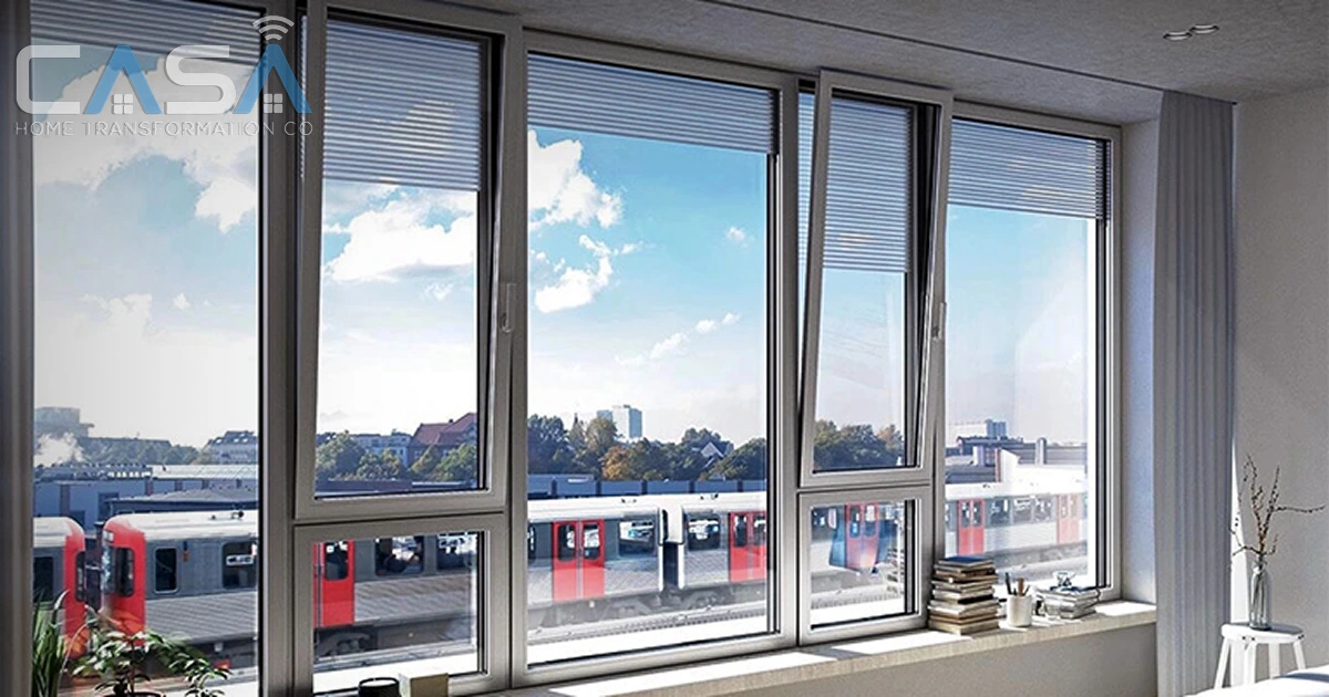 شبابيك الوميتال مودرن