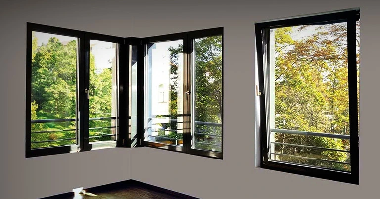 شباك الوميتال اسود