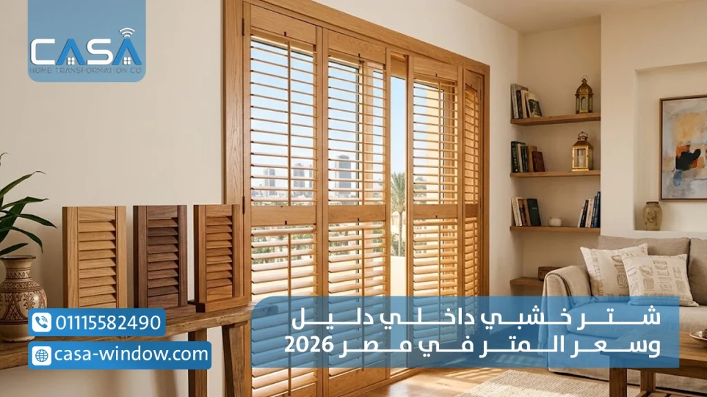 شتر خشبي داخلي دليل الأنواع وسعر المتر في مصر 2026