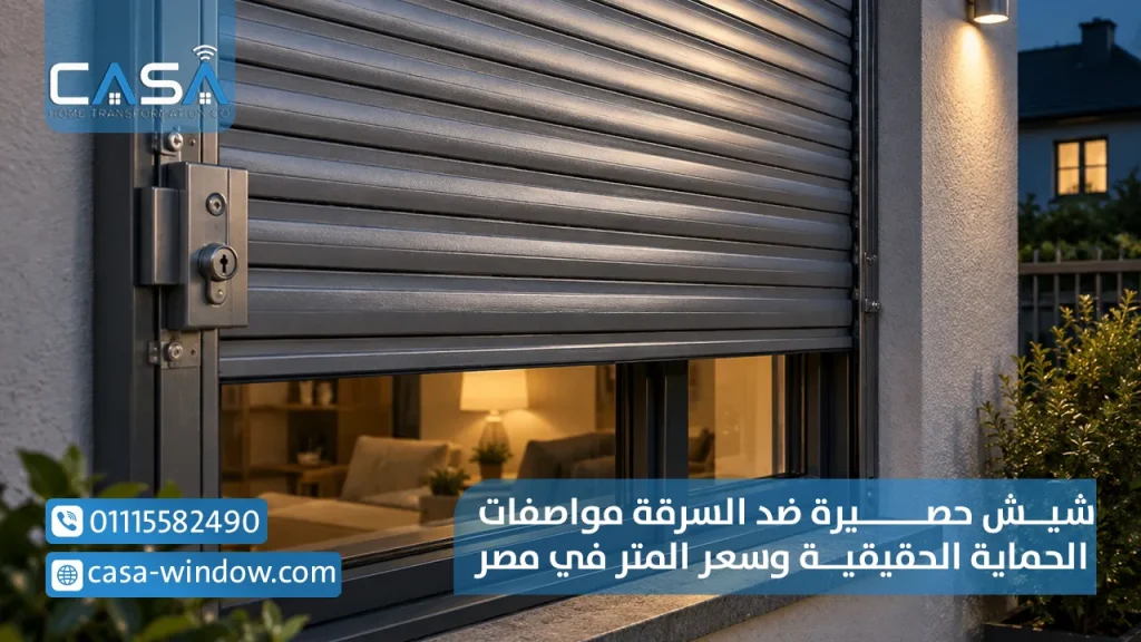 شيش حصيرة ضد السرقة مواصفات الحماية الحقيقية وسعر المتر في مصر